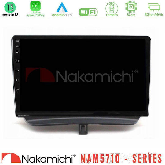 Nakamichi Ηχοσύστημα Αυτοκινήτου για Ford Courier 2015-2023 (Bluetooth/USB/WiFi/GPS/Apple-Carplay/Android-Auto) με Οθόνη Αφής 9"