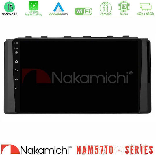 Nakamichi Car Audio System for Subaru BRZ 2022 Bluetooth USB WiFi GPS Apple CarPlay Android Auto with 9" Touch Screen