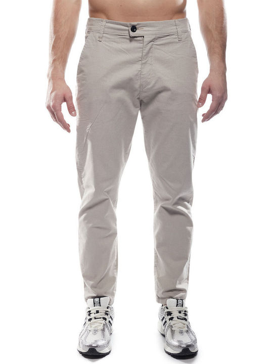 Cover Jeans Men's Trousers Chinos Elastic Beige