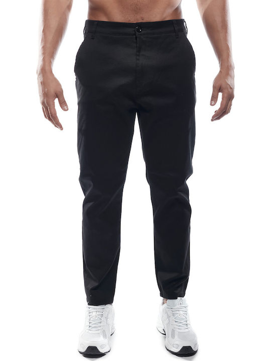 Men's Trousers Chinos Elastic Black