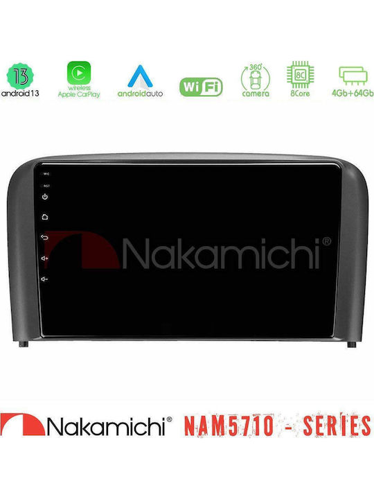 Nakamichi Car Audio System for Volvo S80 1998-2006 Bluetooth USB WiFi GPS Apple CarPlay Android Auto with 9" Touch Screen