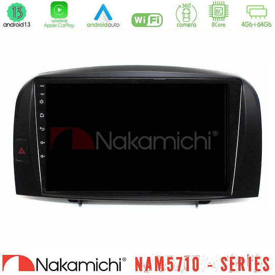 Nakamichi Ηχοσύστημα Αυτοκινήτου για Hyundai Sonata 2005-2009 (Bluetooth/USB/WiFi/GPS/Apple-Carplay/Android-Auto) με Οθόνη Αφής 10"