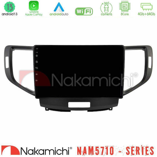 Nakamichi Car Audio System for Honda Accord 2008-2015 Bluetooth USB WiFi GPS Apple CarPlay Android Auto with 9" Touch Screen