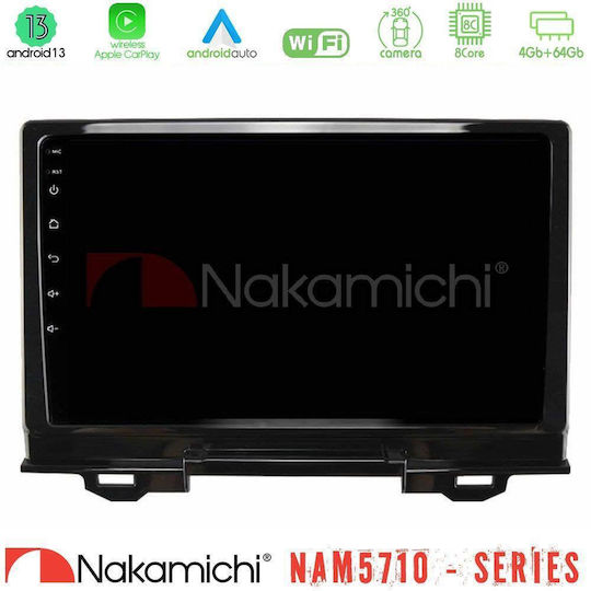 Nakamichi Ηχοσύστημα Αυτοκινήτου για Honda HR-V 2021 (Bluetooth/USB/WiFi/GPS/Apple-Carplay/Android-Auto) με Οθόνη Αφής 9"