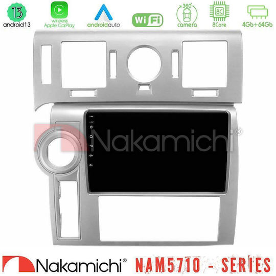 Nakamichi Car Audio System Hummer H2 2008-2009 Bluetooth USB WiFi GPS Apple CarPlay Android Auto with 9" Touch Screen