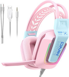Onikuma X13 Over Ear Ροζ