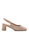 Leather Heels With Medium Heel Pink
