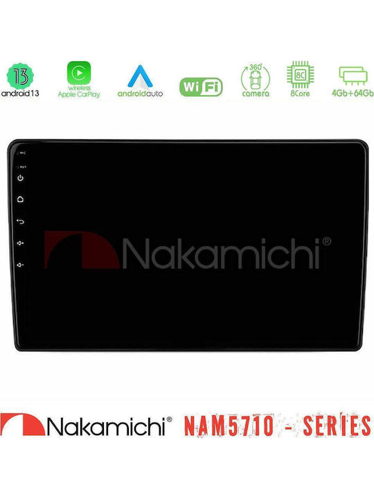Nakamichi Car Audio System for Alfa Romeo Mito 2008-2014 Bluetooth USB WiFi GPS Apple CarPlay Android Auto with 9" Touch Screen