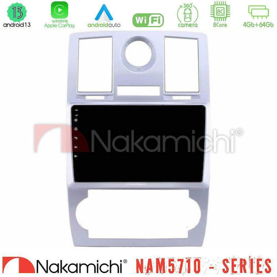 Nakamichi Auto-Audiosystem Chrysler 300C 2004-2011 (Bluetooth/USB/Eingebautes Wi-Fi / GPS / Apple CarPlay / Android Auto) mit 9 Zoll Touchscreen