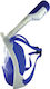 Bluewave Μάσκα Θαλάσσης Σιλικόνης Full Face Λευκή