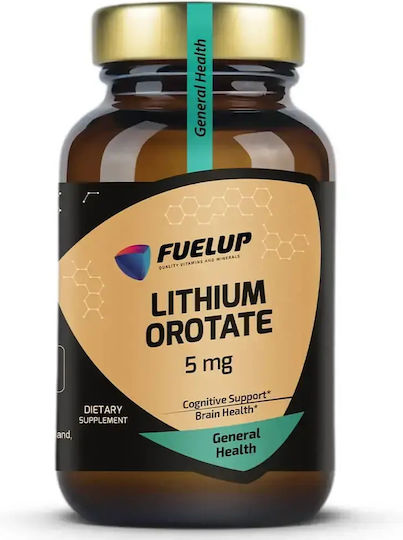 Fuel Up Lithium Orotate 5mg 60 Vegetable Capsules