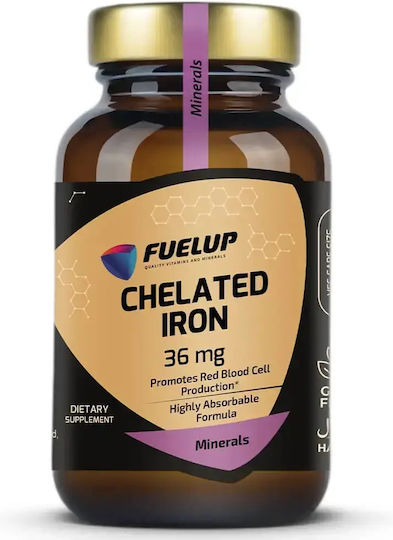 Fuel Up Cheliertes Eisen 36mg 90 Pflanzliche Kapseln
