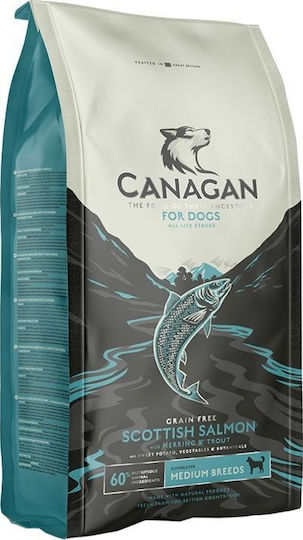 Canagan Scottish 6kg Dry Dog Food for Medium and Large Breeds with Salmon