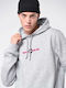 Sweatshirt Mit Kapuze Grau Melange H0172GM