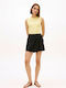 Women's Linen Shorts Black