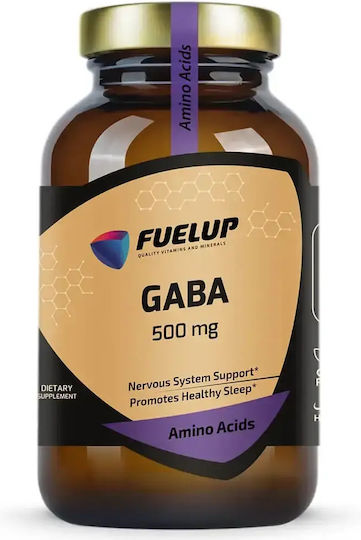 Fuel Up Gaba 500mg 200 Φυτικές Κάψουλες