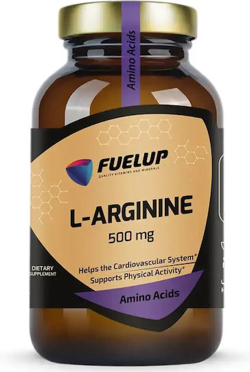 Fuel Up L-Arginine (Free Form) 500mg 120 Vegetable Capsules