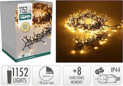 1152 LED Lights 14.9m Warm White String 1152 LED Lights 14.9m Warm White String