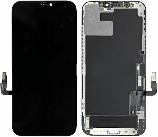 Екран със Сензорен Механизъм за iPhone 12 / 12 Pro (Черен)