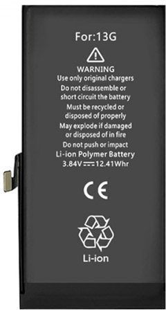 Diagnosable Συμβατή Μπαταρία Αντικατάστασης για Apple Iphone 13