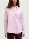 Long Sleeve Women's Shirt Pink Monochrome