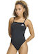 Costum De Baie Întreg Sport Subțire Negru