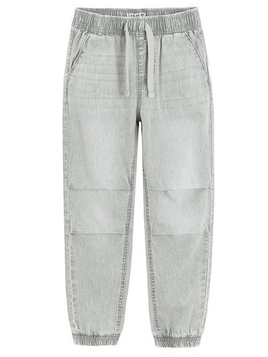 Kids Denim Grey Trousers
