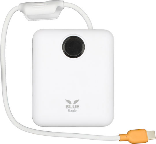 Blue Eagle BE-PB-15 Power Bank 10000mAh με Θύρα USB-A και Θύρα USB-C Λευκό