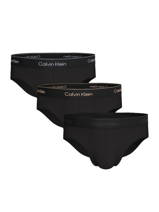 Calvin Klein Ανδρικά Σλιπ Black 3Pack