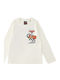 Kids Long-Sleeved Ecru Blouse