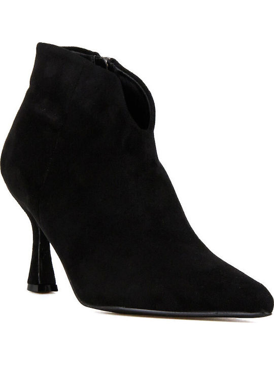Suede Women's Ankle Boots Black