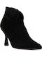 Suede Women's Ankle Boots Black
