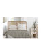 Carmel Carmel Wollene Steppdecke Einzel 150x200cm Grau 80 GSM