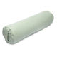 Yoga Bolster Round Yoga Pillow Light Green Organic Cotton 60x16cm