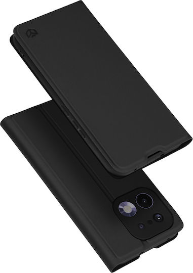 Techsuit Magskin Buch Silikon / Synthetisches Leder Schwarz (Realme 16 Pro)