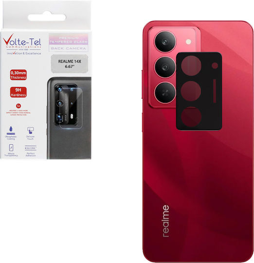 Volte-Tel Протектор За Камера Закалено Стъкло Черен За Realme 14x