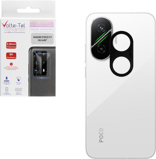Volte-Tel Camera Protection Tempered Glass Black for Xiaomi Poco F7 5g