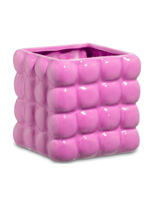 Likò Italia Ceramic Multicolour Plant Pot 11.5x11.5x11.5cm Likò Italia Ceramic Multicolour Plant Pot 11.5x11.5x11.5cm