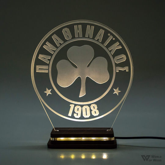 World of Wood Decorative Table Lamp Pao LED 19x17cm