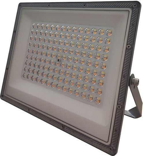 Eurolamp Στεγανός Προβολέας LED 150W Θερμό Λευκό 3000K IP66