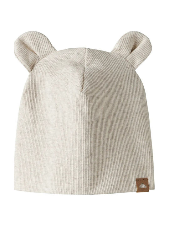 Name It Kids Knitted Beige Beanie for Newborn