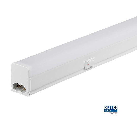 Led Unterbauleuchte Küchenarbeitsplatte mit Schalter T5 60cm 7W V-tac Cree Chip 700lm Warmes Weiß 3000K 6 Jahre Garantie 216926