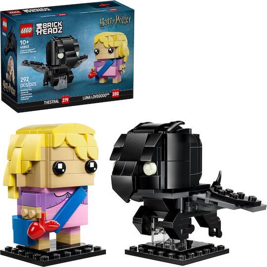 LEGO Brick Headz Harry Potter Luna Lovegood & Thestral Фигури за 10+ Години 292 Бройки