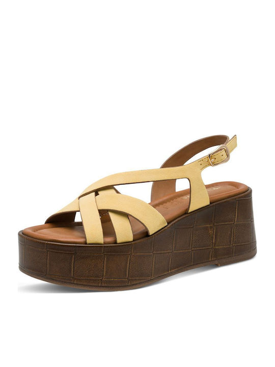 Tamaris Summer Women's Platforms Beige