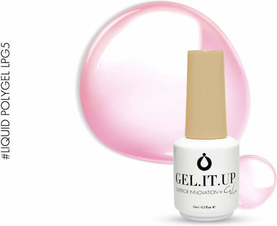 GEL.IT.UP Polygel Acrygel Νυχιών Ροζ 15ml
