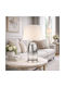 Galifas Glass Table Lamp with White Shade and Base