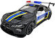 Mașinuță Scară 1:28 de Poliție Pull Back