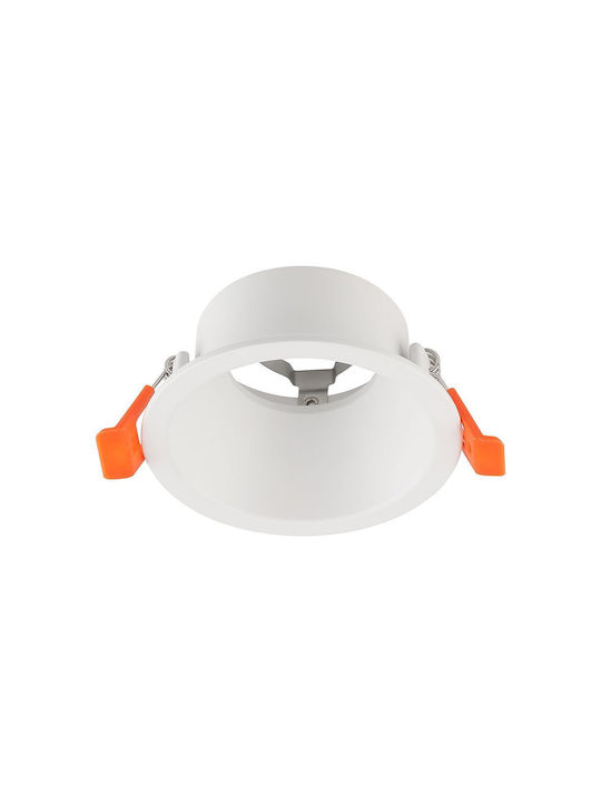 V-TAC Round Metallic Frame for White GU10 Ceiling Spots