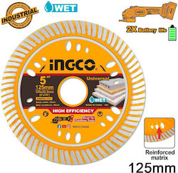 Ingco Δίσκος Κοπής Δομικών Υλικών 125mm Ingco Δίσκος Κοπής Δομικών Υλικών 125mm