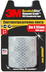 3M Diamond Grade Ανακλαστική Ταινία σε Λευκό Χρ...